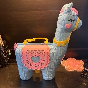 Polly Pocket Pajama Party Llama Party Compact Doll Playset Case Blue Lama 2021